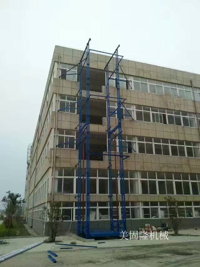 乐山室外双臂导轨式升降机厂家